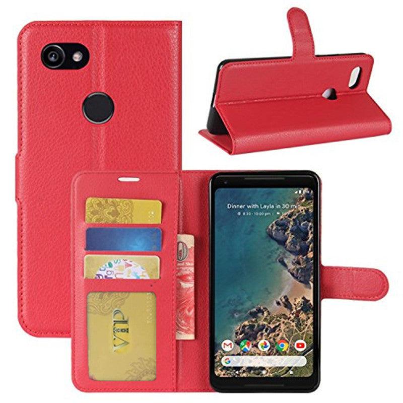 Leather Folio Wallet Case for Google Pixel 2 XL Leather Folio Wallet Case for Google Pixel 2 XL